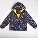 جاكت اطفالى وتر بروف مبطن فرو (كحلى)