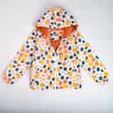 جاكت اطفالى وتر بروف مبطن فرو (ابيض قلوب)